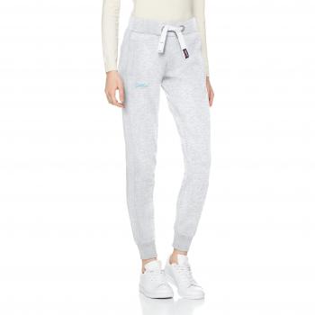 Superdry Damen Jogginghose Orange Label Slim Jogger, Grau (Ice Marl)