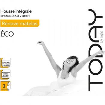 Rénove Matelas TODAY 140x190 cm – Bleu, synthétique, imperméable