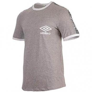 Umbro Herren Ringer T-Shirt, Grau, M