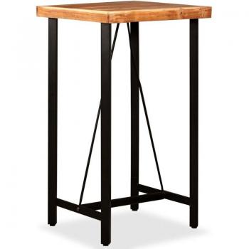 Table de Bar en Bois Massif 60x60x107