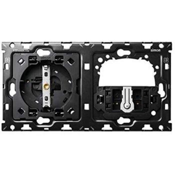 Kit de instalación Simon 100 con 2 elementos y conmutador pulsante