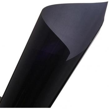 Película de Sombra para Ventanas 50cm x 1M VLT 5% Negro para Manualidades