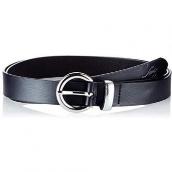 Women's Levi's Larkspur Black Leather Belt