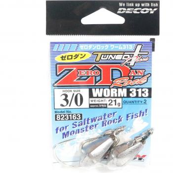 Worm Decoy 313 Zero Dan Rock, 3/0, 21 gr