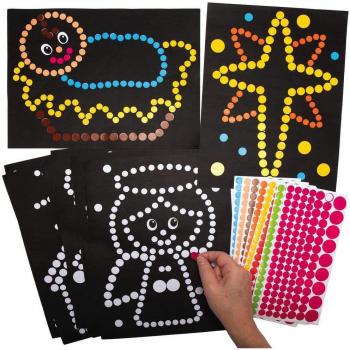 Nativity Dotty Art (Pack of 8) Christmas Crafts