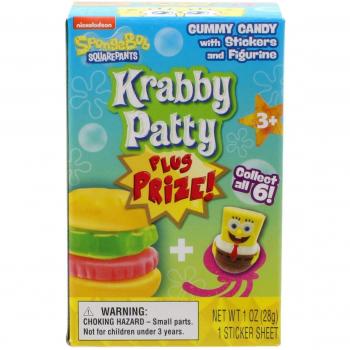 Assortiment de gommes Krabby Patty Frankford, 1 ch