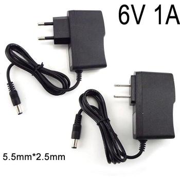 Adaptador Multi‑Voltaje 100-240V 6V 1A – Solución Compacta para Cámaras y Luces LED