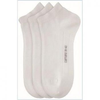 Camano Sneakersocken mit Label‑Detail 3er‑Pack (Weiß) – Größe 39–42 (Weiblich)