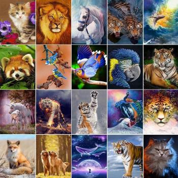 Broderie Animaux en Diamants