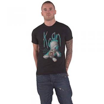 T-shirt Korn SOS Doll Taille S Noir Unisexe