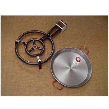 Paellero de gas butano La Ideal de 40cm más Paellera
