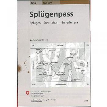 Swisstopo 1 : 25 000 Splügenpass