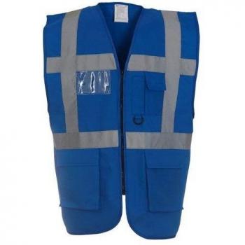 Yoko Hi-Vis Weste für Erwachsene S rot