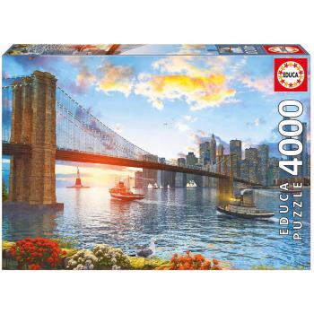 Educa Borrás Puzzle 4000 Piezas Puente de Brooklyn