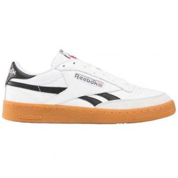Reebok Club C Revenge Vintage Sneaker in Weiß und Schwarz mit Gummisohle