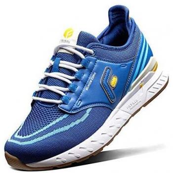 Supportive Blue Walking Shoes for Men with Wide Fit