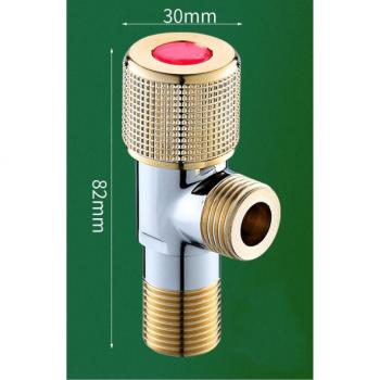 Thickened Brass Angle Valve G1/2 (4')