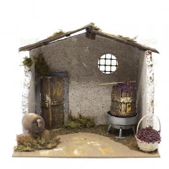 Bottega Osteria 20x14x18cm Accessori Per Presepe