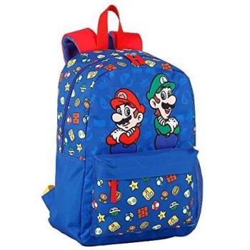 Mochila Toybags Super Mario y Luigi 2022 tipo americano 2 bolsillos