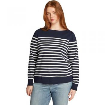 Tommy Hilfiger Damenpullover mit Logostickerei, casual und tailliert