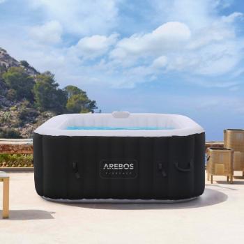 Whirlpool Inflatable Spa Pool 154x154 Wellness Heating Massage In-Outdoor