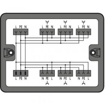 WAGO 899-631/104-000 Elektronik-Verteilerbox