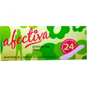 Salvaslip Afectiva 24 unidades