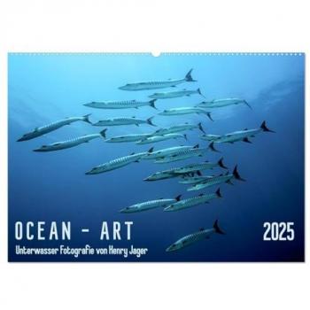 Ocean-Art Wandkalender 2025 DIN A2 quer CALVENDO