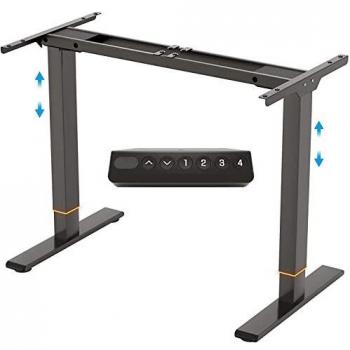 FLEXISPOT E2 Standing Desk 71-119cm, 2 Motores, 4 Botones de Memoria, uso Oficina y Hogar