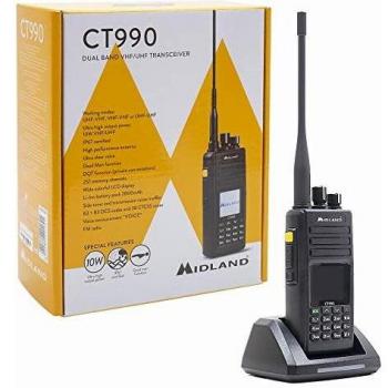 CT990 Tragbares Funkradio Midland – 144‑146 & 430‑440 MHz Dualband, C1339