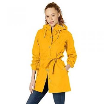 Helly Hansen Women's Lyness II 3/4 Length Rain Coat Yellow Small