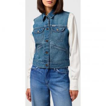 Chaleco Vaquero Wrangler Ajustado