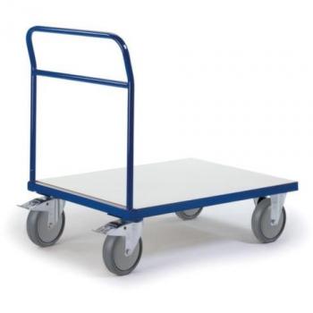 Chariot ESD 500 kg, plateau en bois 1000 mm x 700 mm