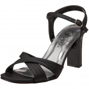 Fabulicious ROMANCE-313 Damen Geschlossene Sandalen, Schwarz, Größe 40