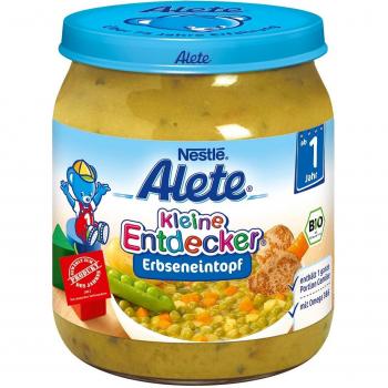Bio‑Baby-Erbsensuppe Alete – Kleine Entdecker (250 g)