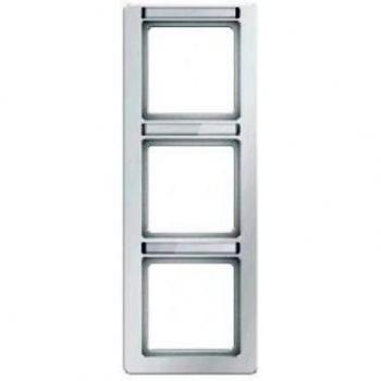 Berker Q1 Telaio Programma Accessori Velluto Bianco Polare 3 Hook Label 10136019