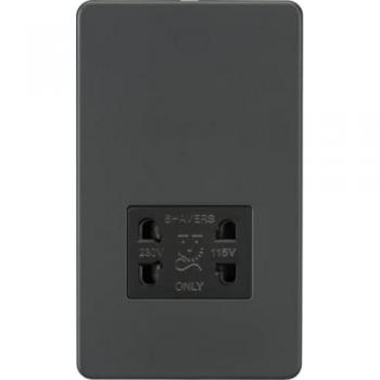 Screwless Dual Voltage Shaver Socket