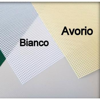 Línea Premium: PVC Microformado Sombreado Blanco con Lienzo Ojal 50 cm, 350 g/m² – Cubierta Exterior 4×6 m, Ideal para