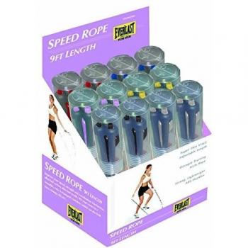 Everlast Boxartikel für Erwachsene EH283Mu EF7643Mu Spd Seildisplay 12 Stück, Grau, Einheitsmaß