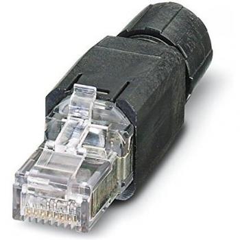 Connecteur RJ45 8 pôles noir