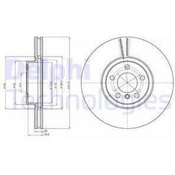 GEVENTILEERDE DELPHI BG9063C Voorste Remschijf (1 stuks)