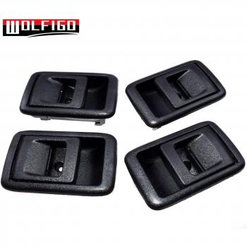 WOLFIGO Left Right Black Door Handles for Tercel 4Runner Tacoma 69205-10070, 69206-10070