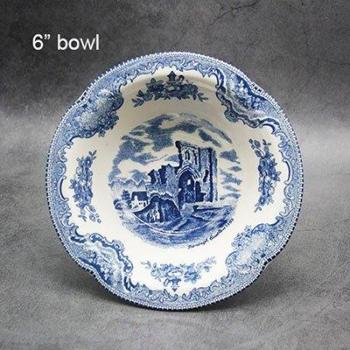 Sabor Noble: Set Completo de Platos y Tazón Azul