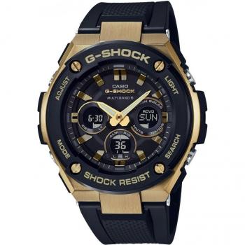 Casio G‑Steel Solare Radio GST‑W300G‑1A9JF Nero Maschile
