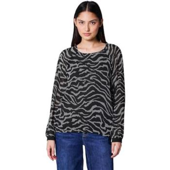 Damesgrijze Zebrablouse – Street One Studio – Size 44