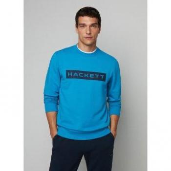 Hackett Essential SP Hypa Blue XL Men's Long-Sleeve