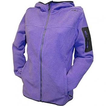 CMP Damen gestrickte Jacquard‑Jacke im Fleece-Stil
