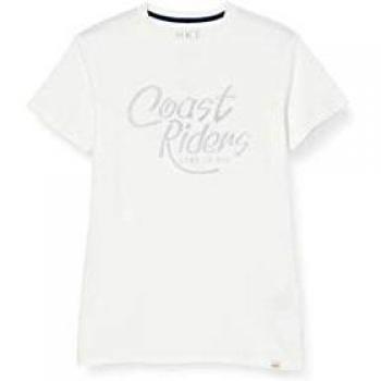 HKT par Hackett T-shirt Coast Riders, Blanc, Medium Homme