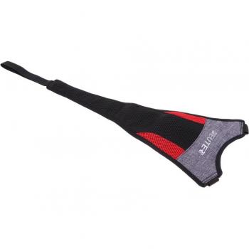 Cubierta de Sudor para Entrenador de Ejercicio con Red y Soporte para Móvil, Rojo y Negro