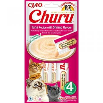 Cat Chow Churu Prawn + Tuna, 4×14g – Inaba